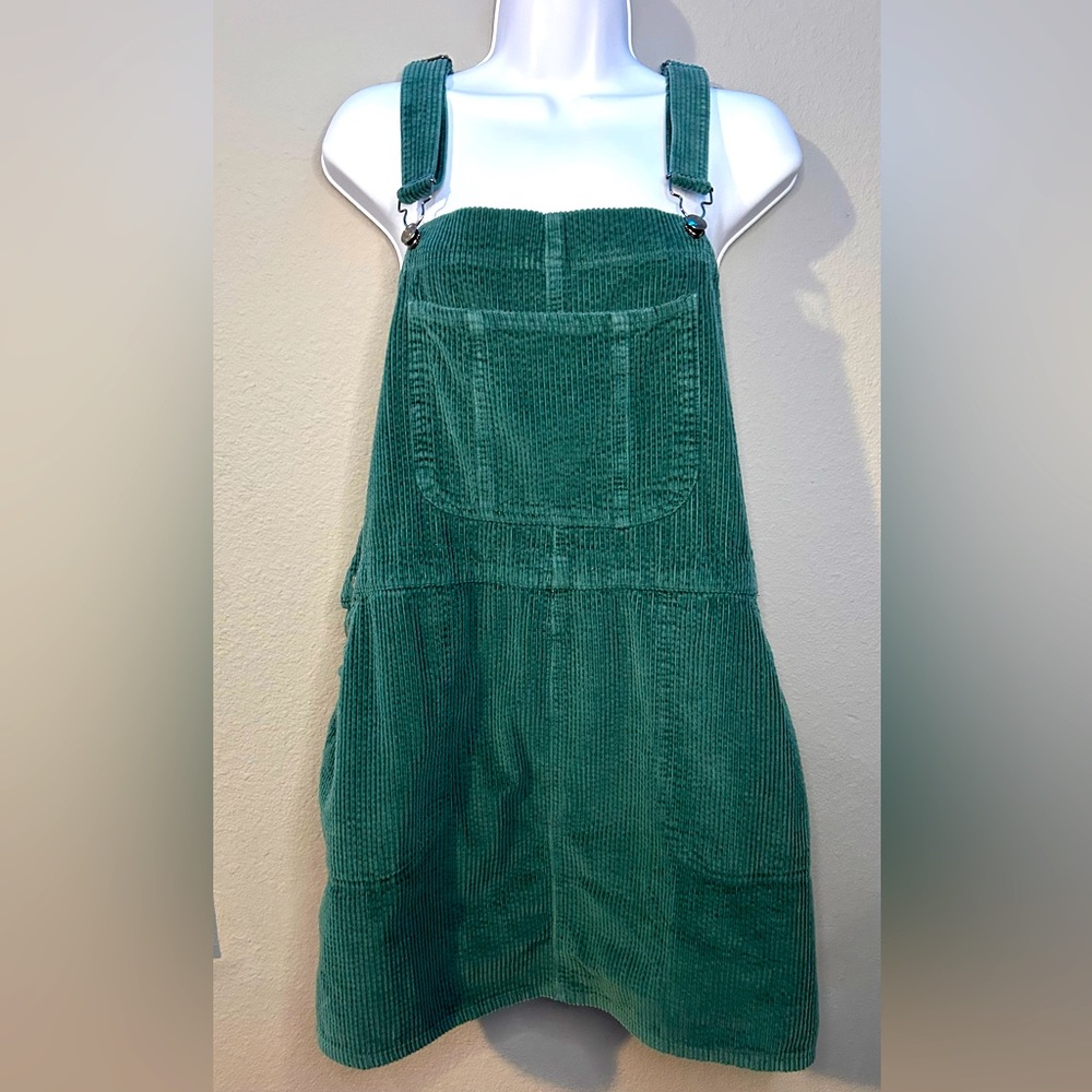 Wild Fable Women's XL Green Dungarees Overalls 100% Cotton